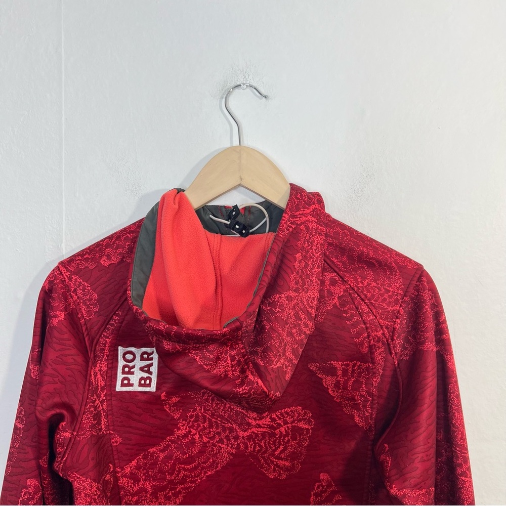 Patagonia Slopestyle Peregrine Wax Red Bird Swallows Hoodie Jacket Size Medium - Picture 6 of 11